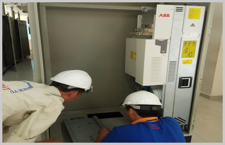 Installation electrical cabinets
